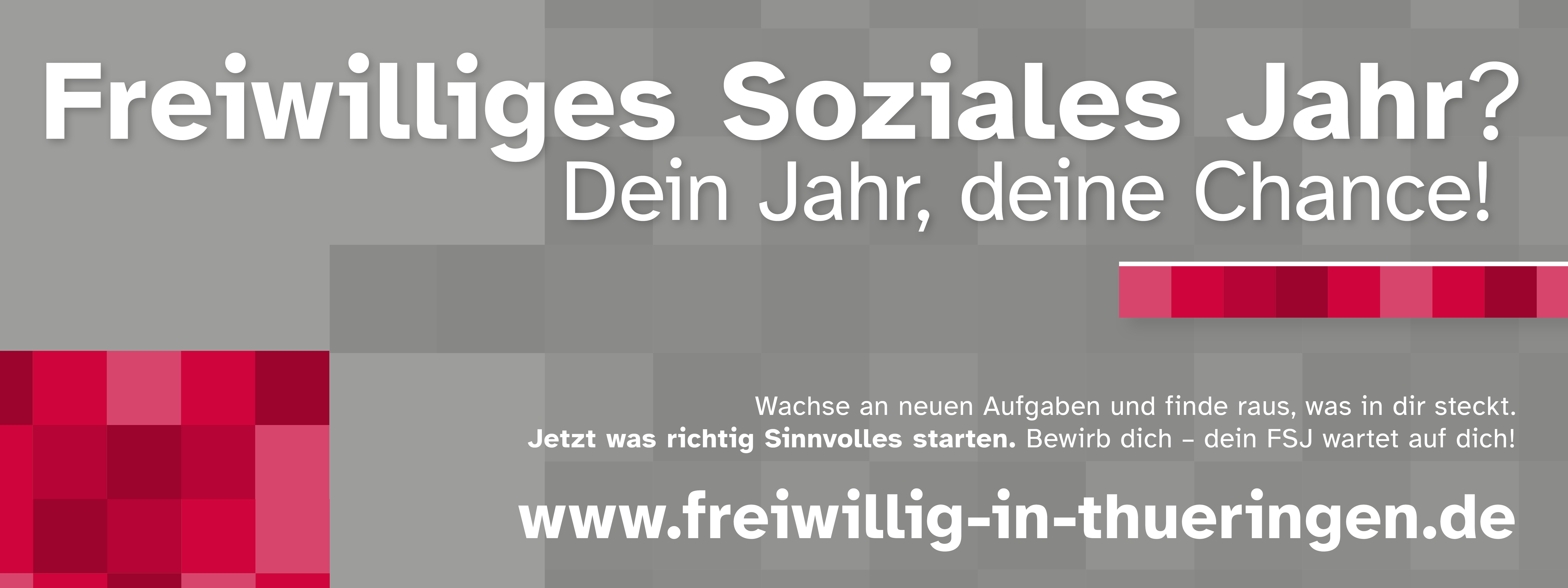 Freiwilliges Soziales Jahr? Dein Jahr, deine Chance!